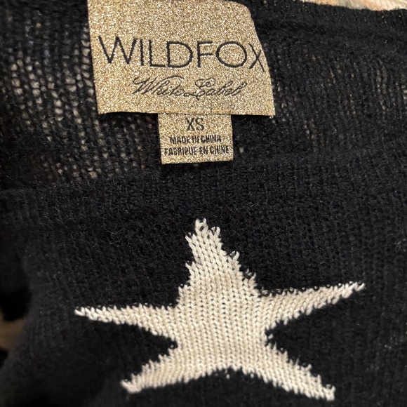 Wildfox White Label Seeing Stars Lennon Sweater XS - Picture 2 of 6